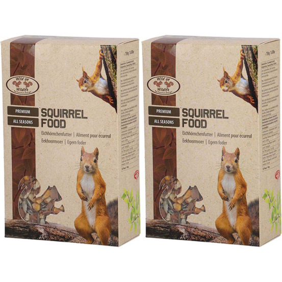 Nourriture pour écureuil wild 750 gr lot de 2