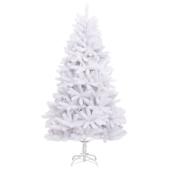 Sapin de noël artificiel à charnières avec support blanc 300 cm