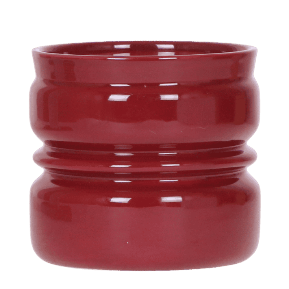 Cache-pot noma rouge - ø12 cm x h12,5 cm