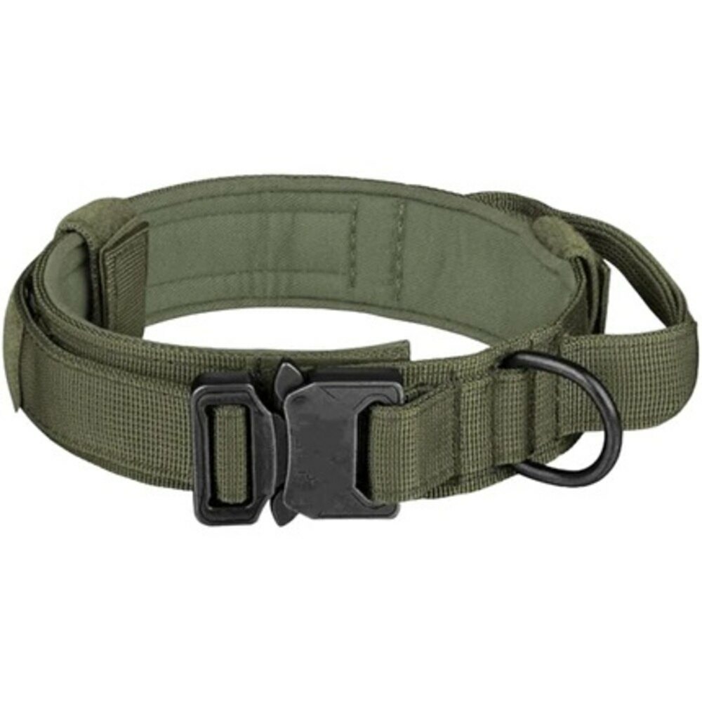 Collier tactique kaki m pour chien, francecroquettes