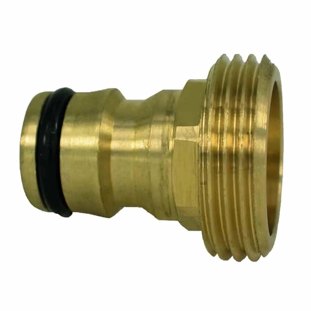 Raccord robinet arrosage 1/2 pouce en laiton - système de connexion rapide pour jardin