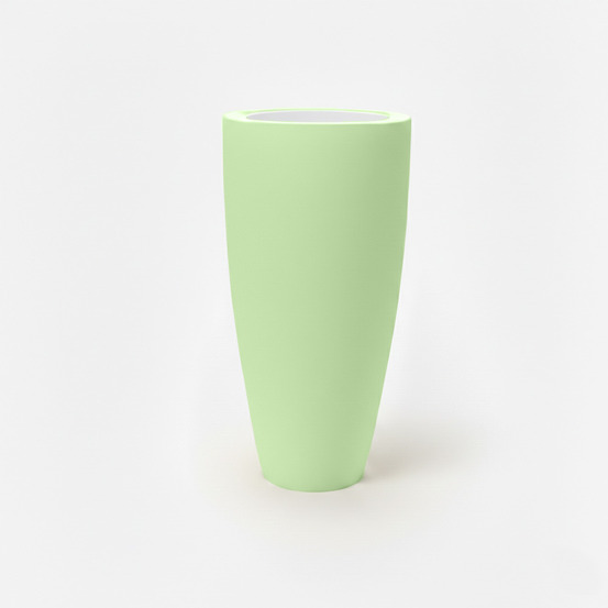 Pot conique 3 en 1 dessus polyéthylène blanc