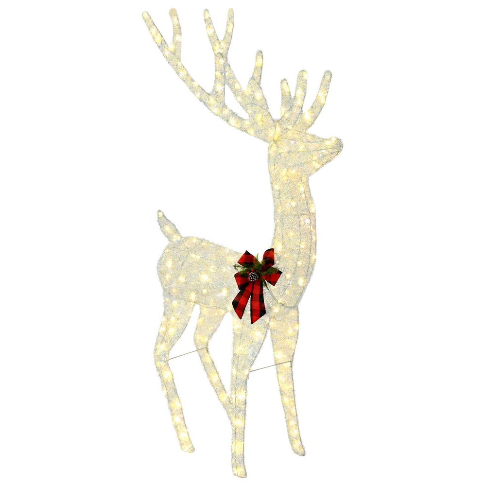 Renne de noël 3d loviisa 250 led blanc chaud 96 x 40 x 180 cm