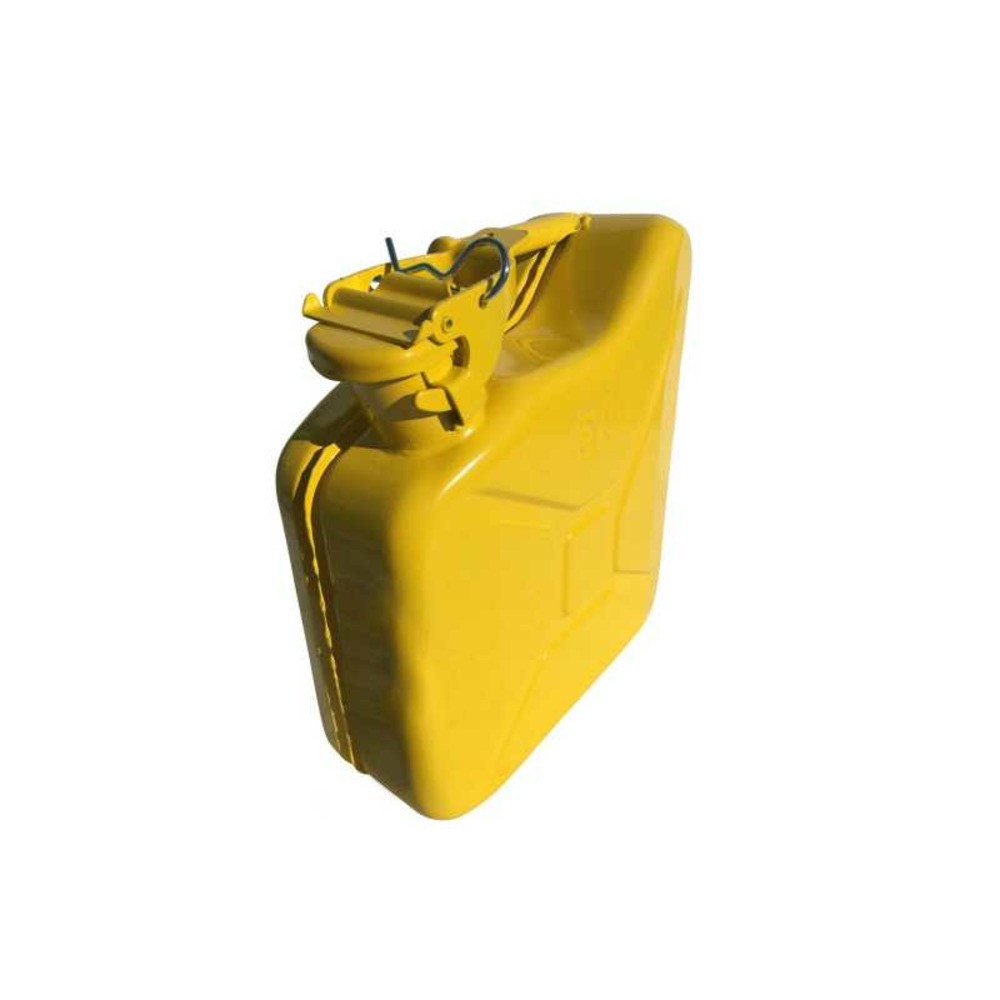 Jerrican métal hydrocarbure 5 litres jaune
