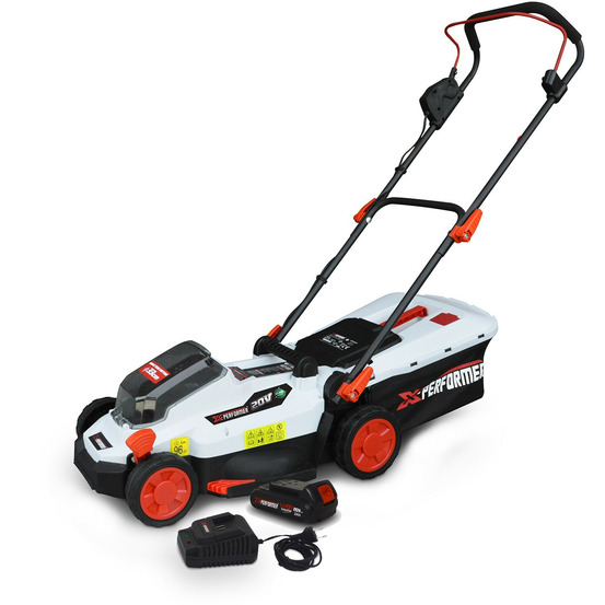 Tondeuse à gazon x-performer xptde3320li - portative sur batterie - 20v max - 30l - batterie xpbat2a inclus + chargeur