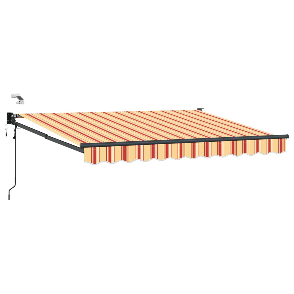 Auvent rétractable électrique multicolore 3,5 x 2,5 m