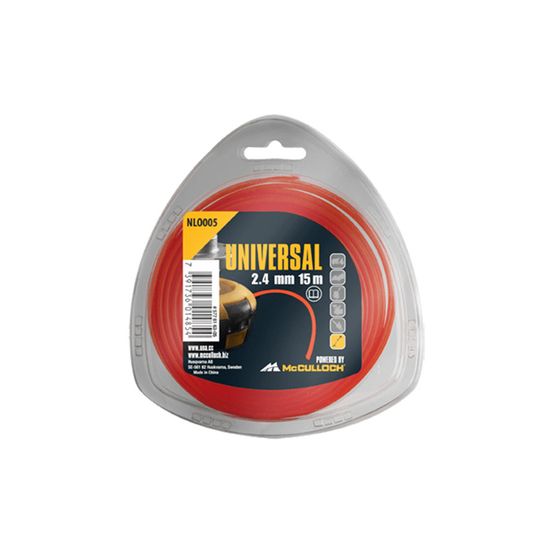 Fil de coupe-herbe en nylon 2.4mm x 15m nlo005