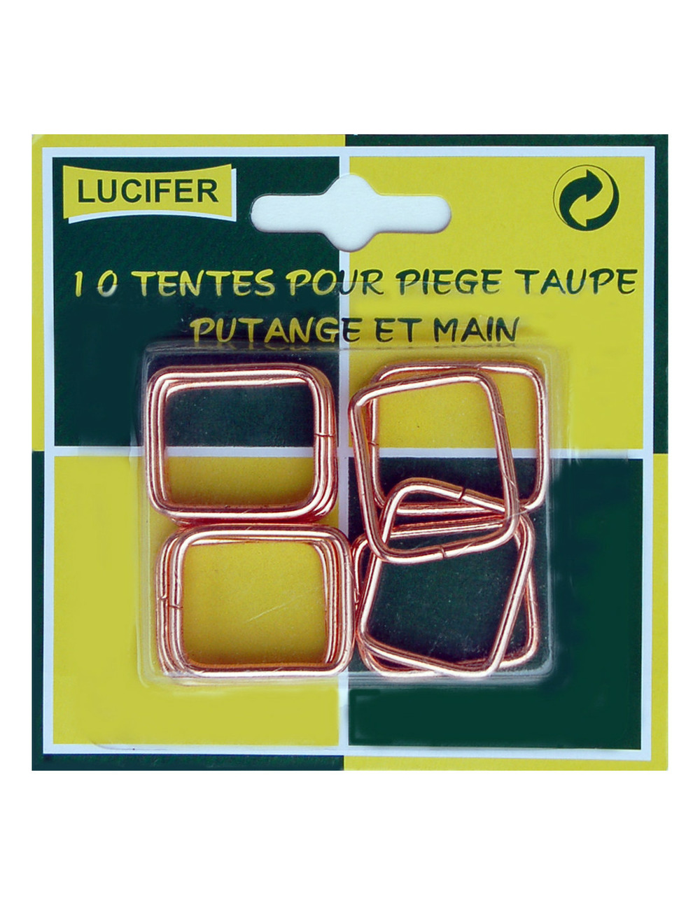 Tente pour piège à taupe putange carte de 10 - masy