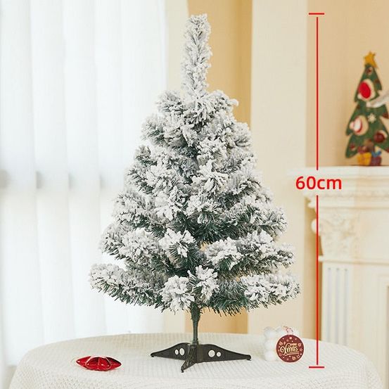 Sapin de noël artificiel blanc - 60 cm