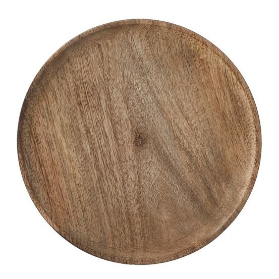 Mica decorations duko assiette - ø30 cm - marron