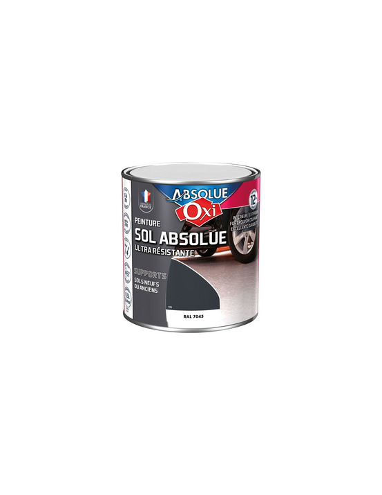 Sol absolue 0.5l gris carbone ral7043 - oxi