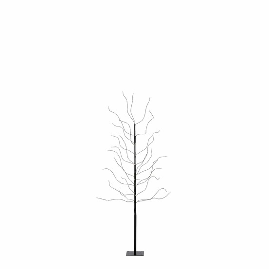 Luca lighting arbre lumineux avec éclairage 140 led blanc chaud - ip44 - h150 x ø15 cm - noir