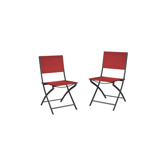 Chaises pliantes thema proloisirs pliables, aluminium, bicolore - proloisirs