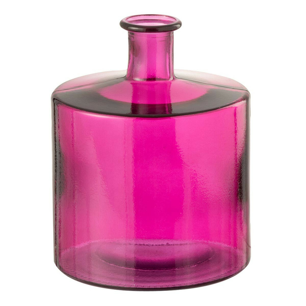 Vase bouteille en verre 