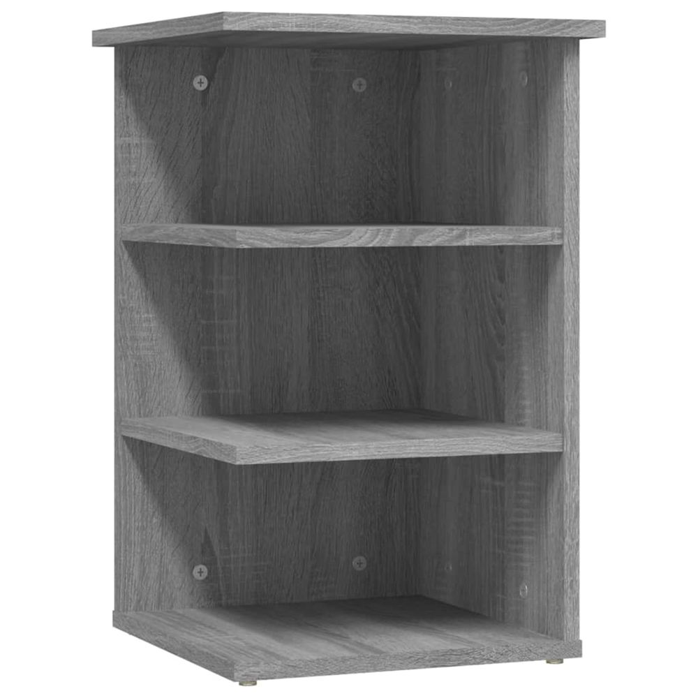Armoire latérale sonoma gris 35x35x55 cm bois d'ingénierie