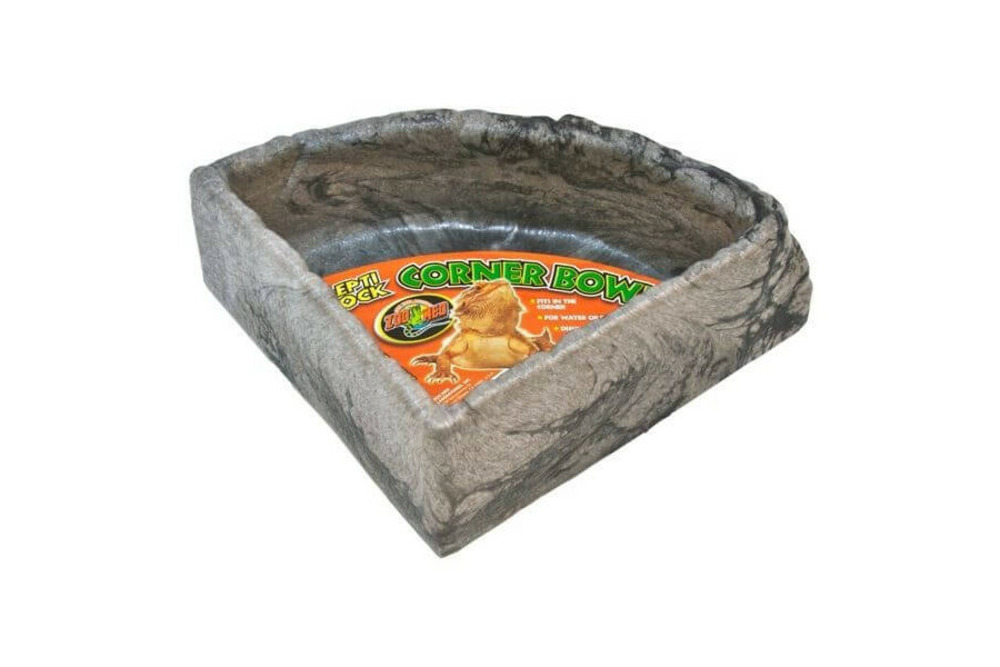 Repti rock corner water dish - large - abreuvoir pour reptiles