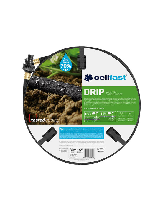 Jeu de tuyaux pores d'irrigation 12,5mm x 30m cellfast