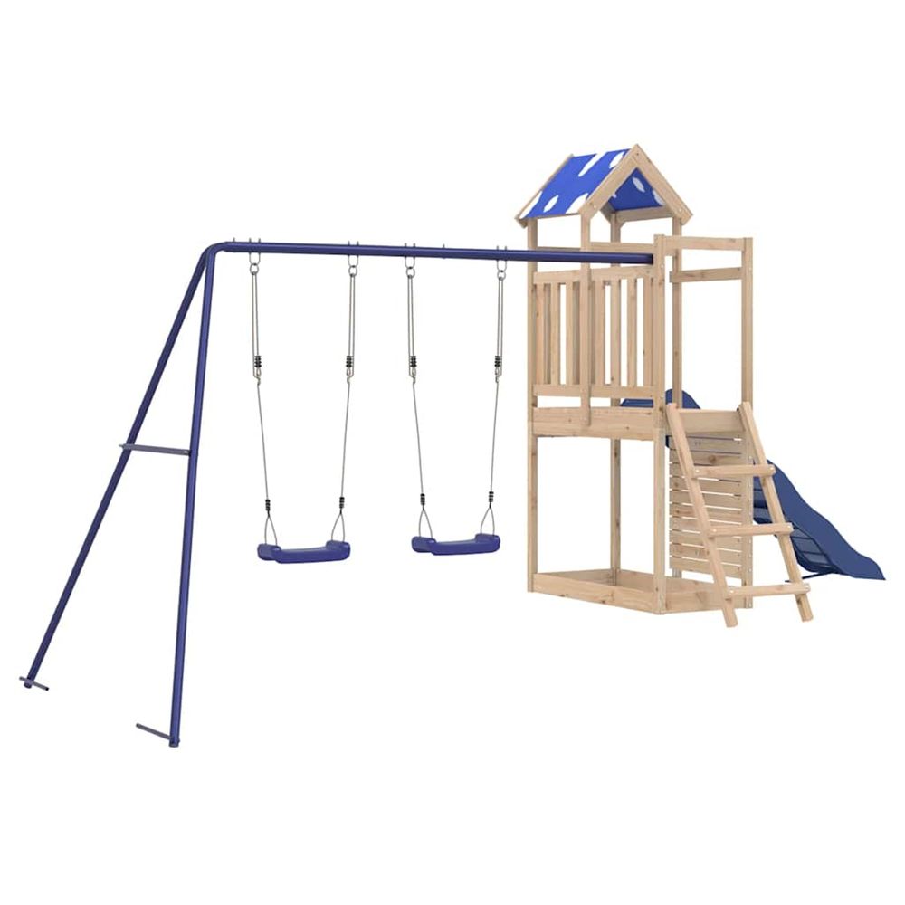 Aire de jeux d'extérieur bois de pin massif