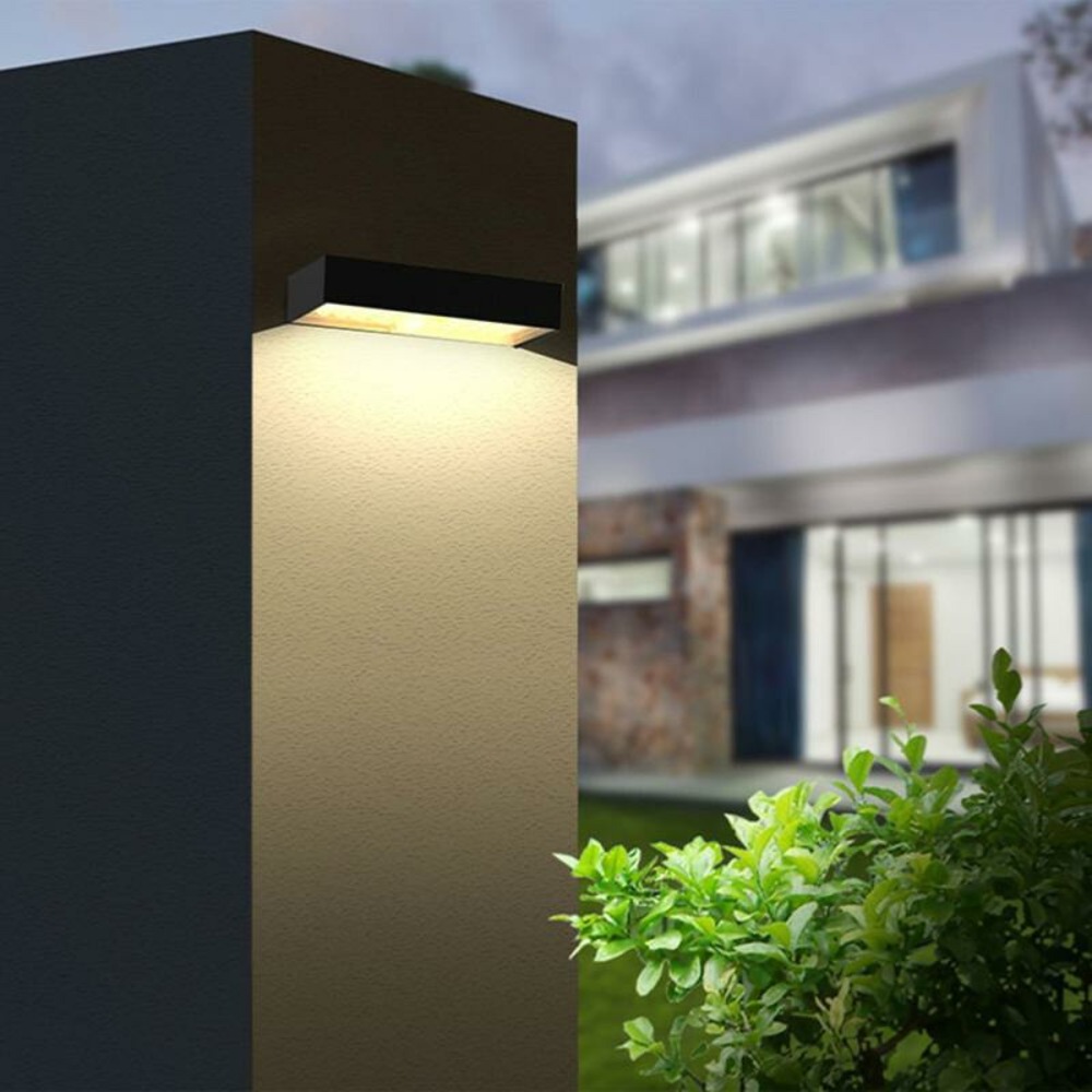 Applique solaire brick noire