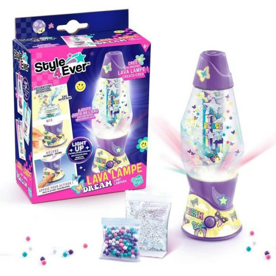 Mini lava lampe diy - canal toys - style 4 ever - ofg 234 - rose - multicolore - enfant