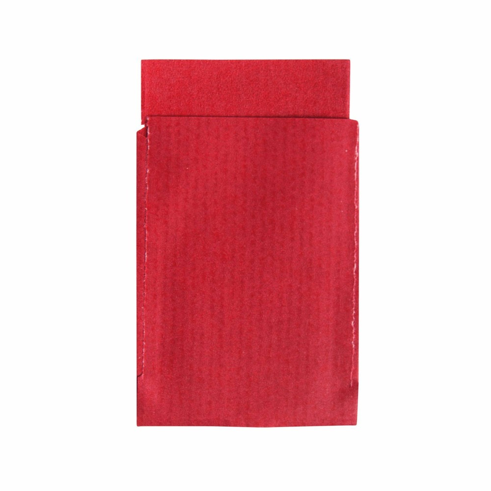 Sac déco en papier - cadeau - friandises - rouge - 6 x 4,5 cm