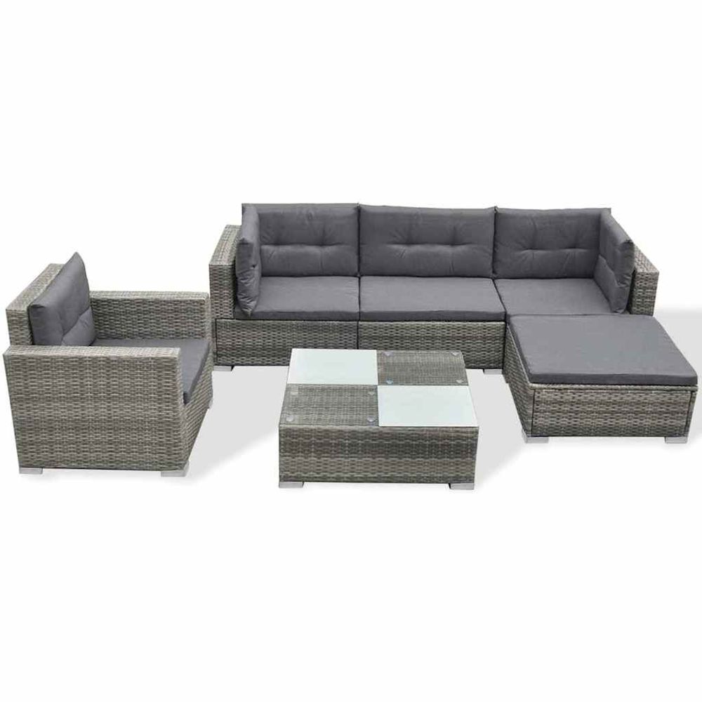 VIDAXL SALON DE JARDIN 6 45-(917635)