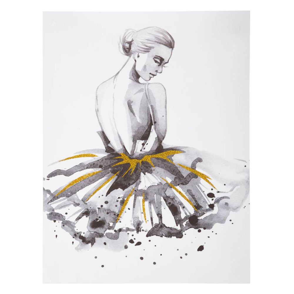 Sticker illusion 30 x 40 danseuse