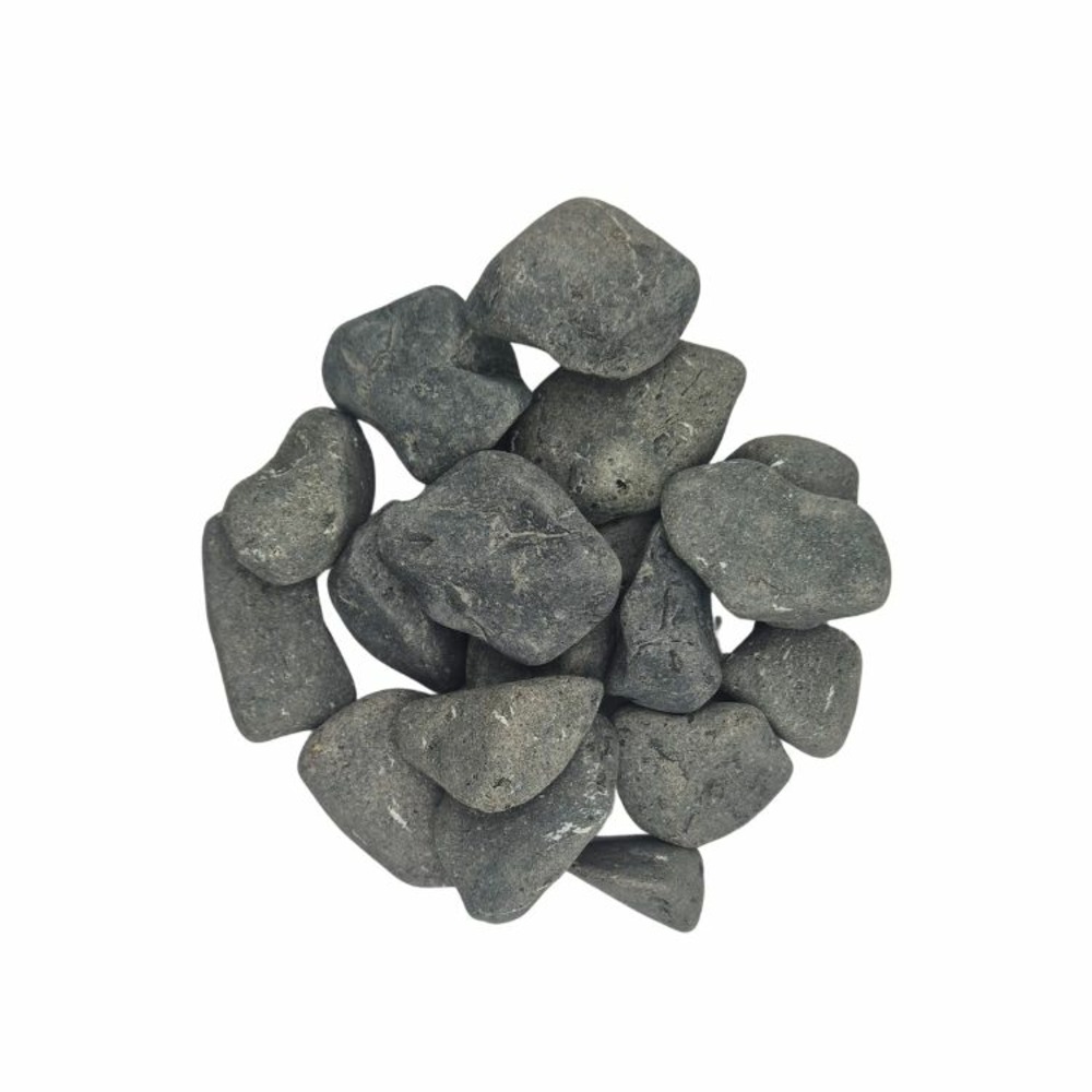 Big bag de +/- 500 kg galets noir pur ø 30/60 mm - livraison standard