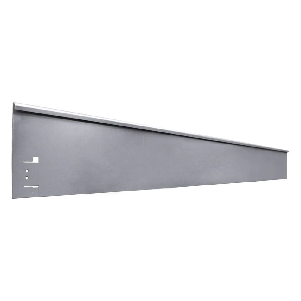 Bordure de jardin en métal hauteur 13,5-18,5 cm longueur 120 cm | bordure jardin, couleur: galvanisé; taille: 1 pièces 13.5 cm