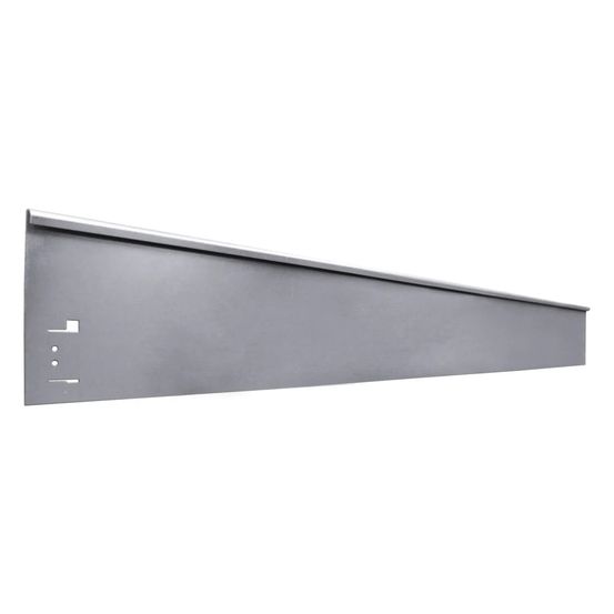 Bordure de jardin en métal hauteur 13,5-18,5 cm longueur 120 cm | bordure jardin, couleur: galvanisé; taille: 1 pièces 13.5 cm