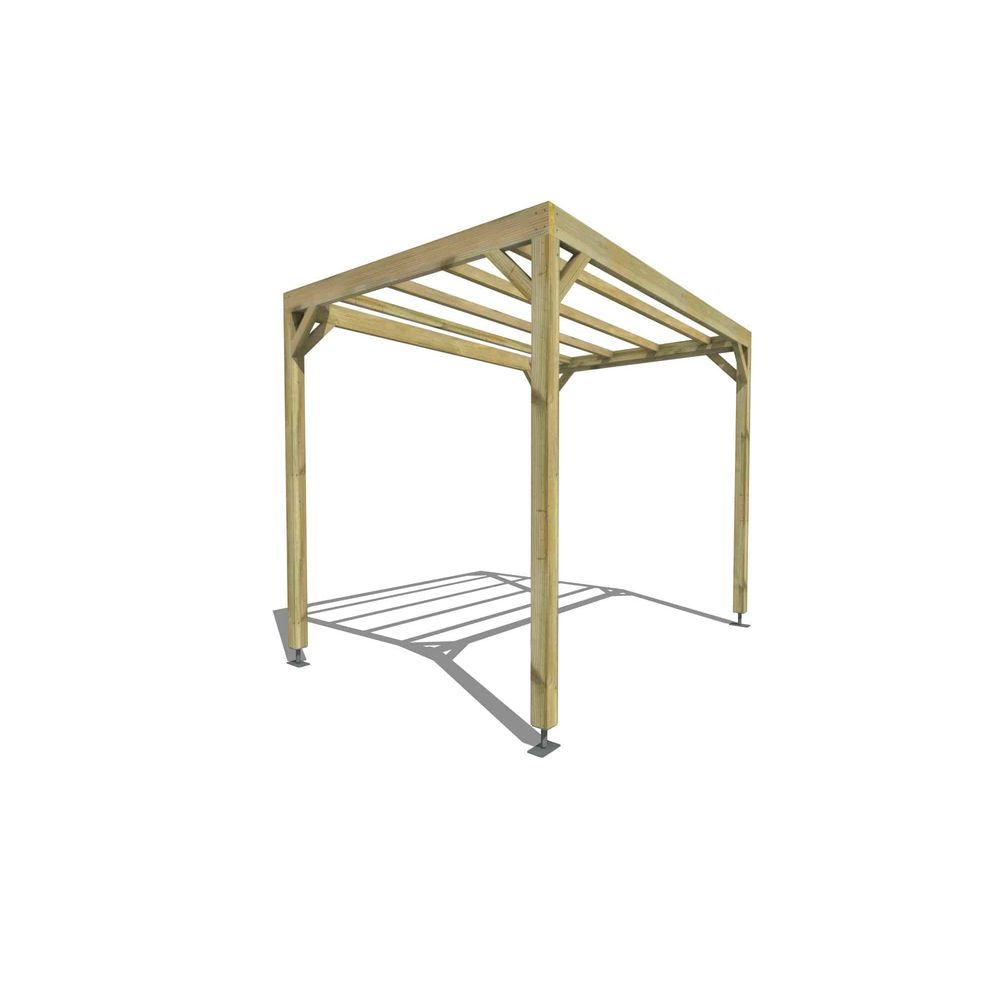 Pergola bois • 3m x 2m • indépendante • sens largeur • livraison comprise