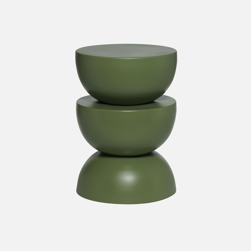 Table d'appoint, bout de canapé, table de chevet en métal, coumba, ø32 x 46.5cm