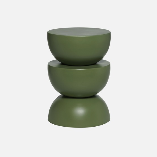 Table d'appoint, bout de canapé, table de chevet en métal, coumba, ø32 x 46.5cm