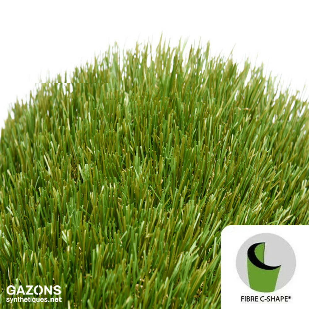 Gazon synthétique eco 40mm - 12,09€ /m² - larg. X long. : 2mx10m