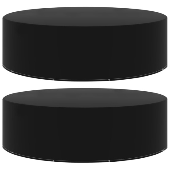 Housses de salon de jardin 2 pcs 10 œillets 325x90 cm