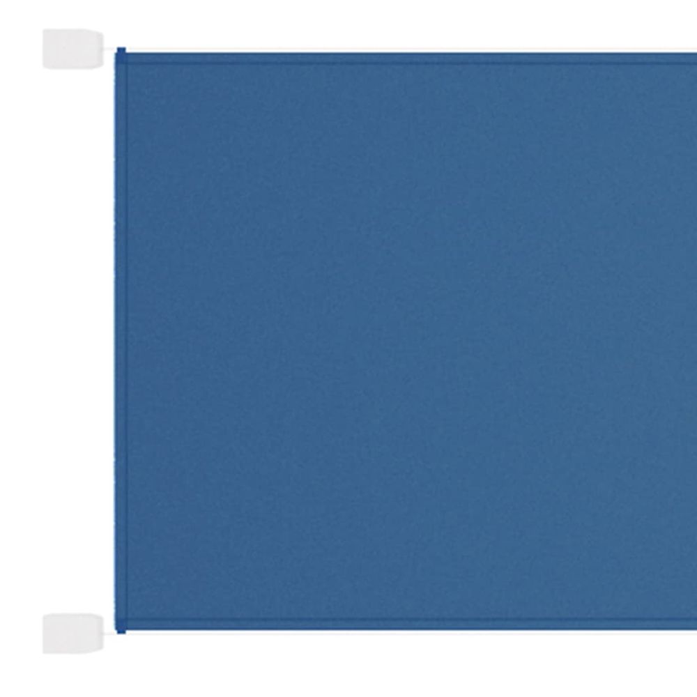 Auvent vertical bleu 60x420 cm tissu oxford