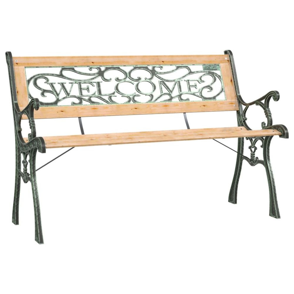 Banc de jardin 122 cm bois de sapin massif