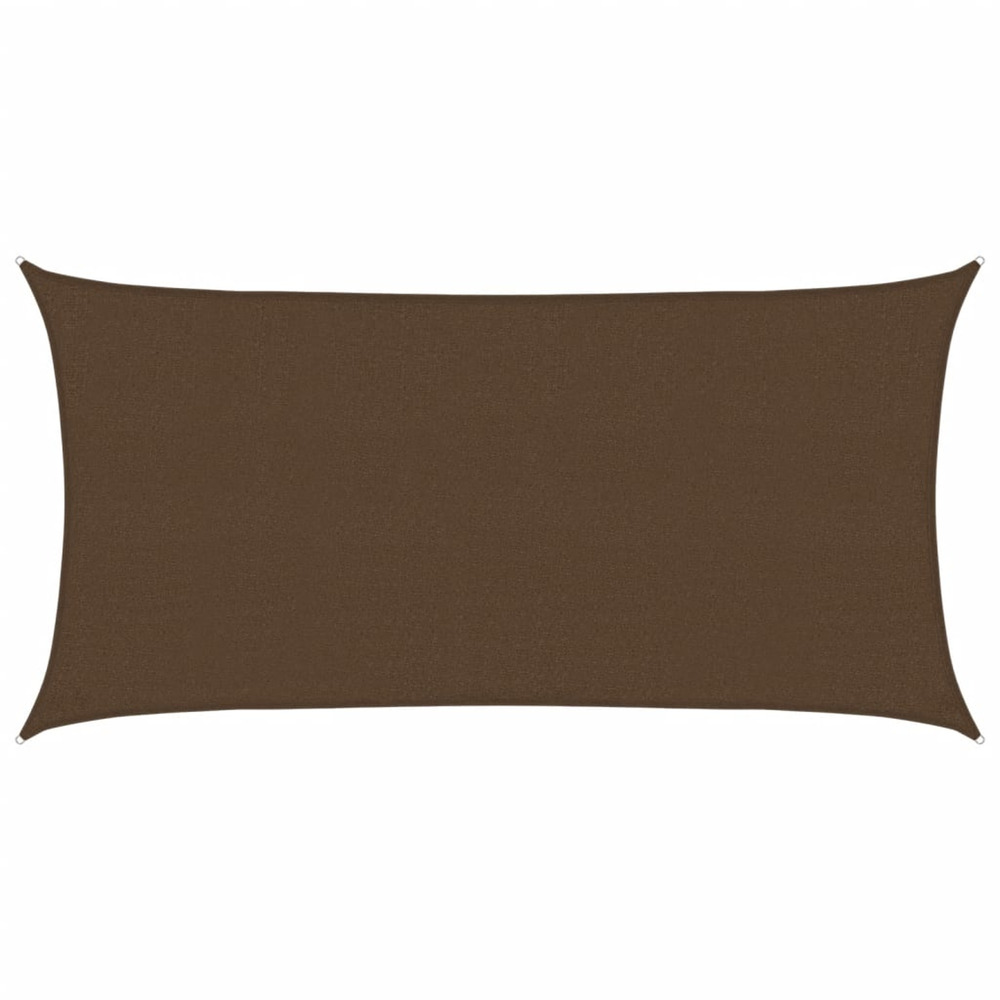 Voile d'ombrage 160 g/m² marron 2x3,5 m pehd