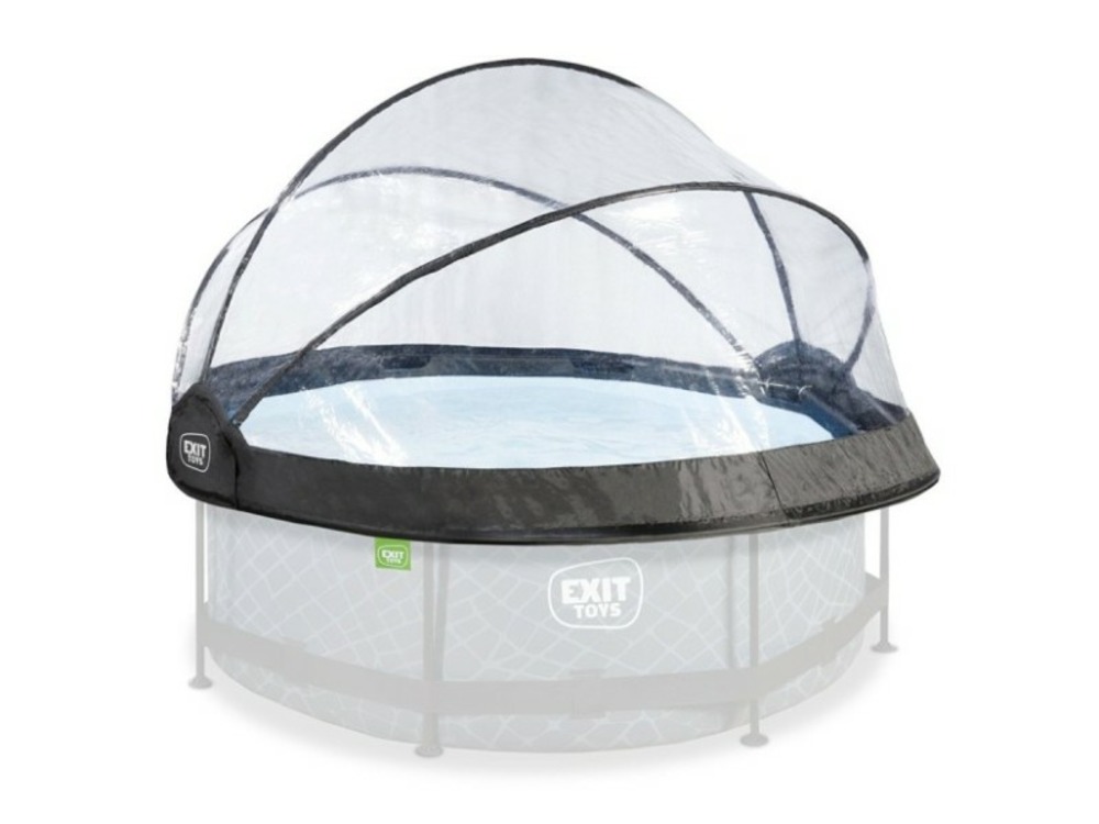 Dôme pour piscine tubulaire ronde de ø 2,40 à 2,55 m