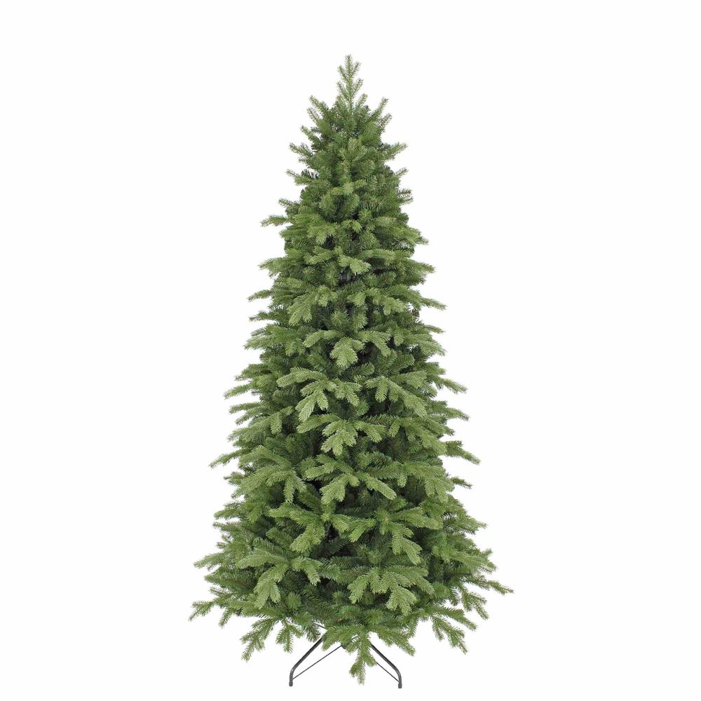 Triumph tree arbre de noël artificiel sherwood - 124x124x230 cm - pvc - vert