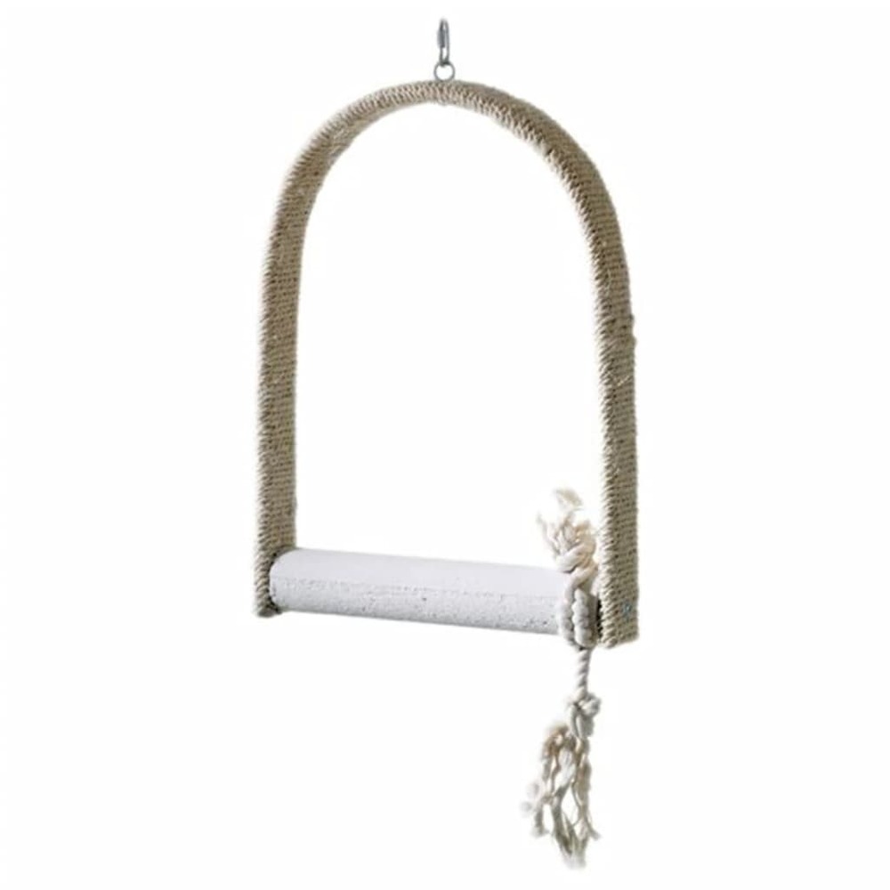 Jouet balançoire pour oiseaux sisal xl 26x10x48 cm