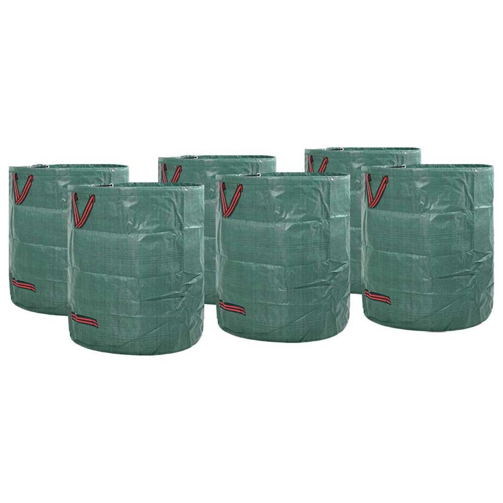 Sacs à déchets de jardin 12 pc 120 l vert polypropylène