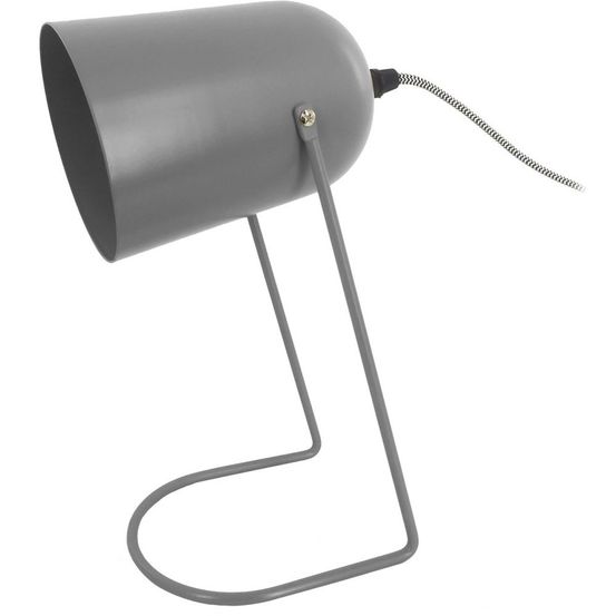 Lampe à poser en métal enchanté gris