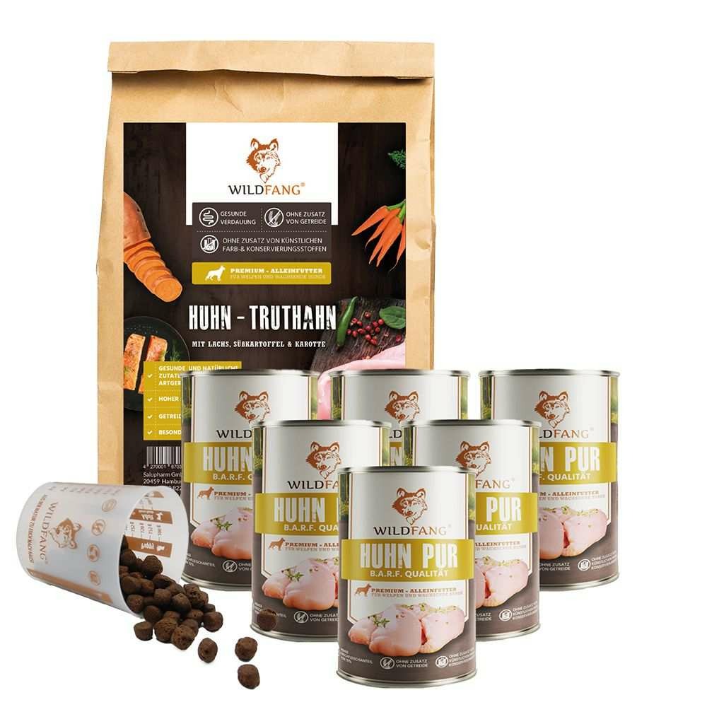 Wildfang - paquet de nourriture pour chiots au poulet