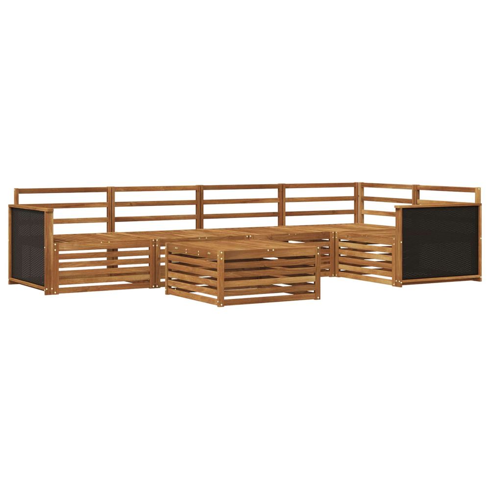 Ensemble de canapés d'extérieur 6 pc naturel