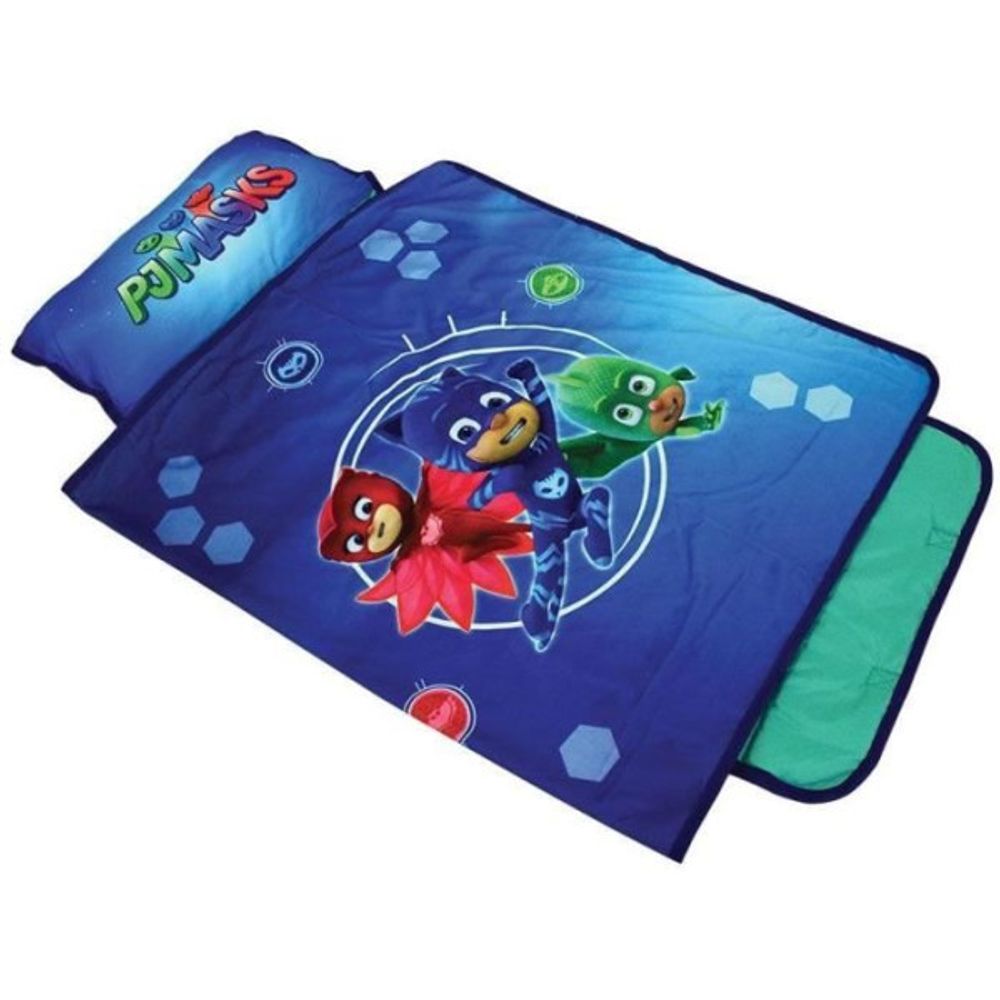 Tapis de sieste / sac de couchage pour enfant - - pyjamasques - l.55 x p.121 cm