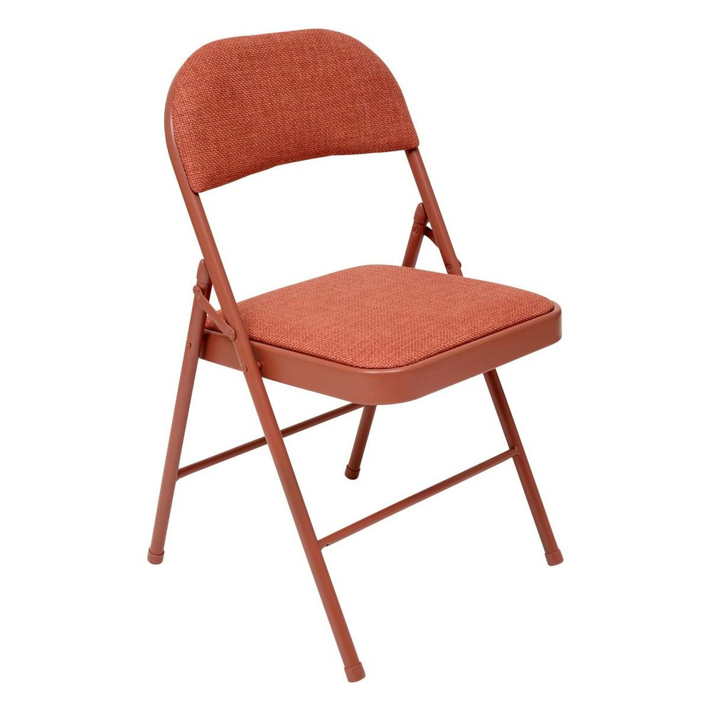 5five - chaise flexy plus en tissu chiné rose foncé