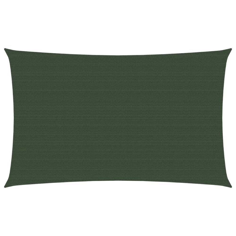 Voile d'ombrage 160 g/m² vert foncé 4 x 7 m pehd