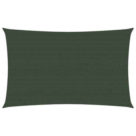Voile d'ombrage 160 g/m² vert foncé 4 x 7 m pehd