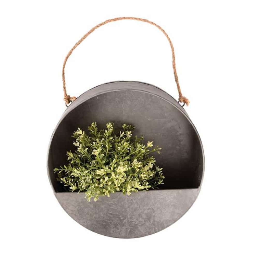 Jardinière murale zinc 30 cm